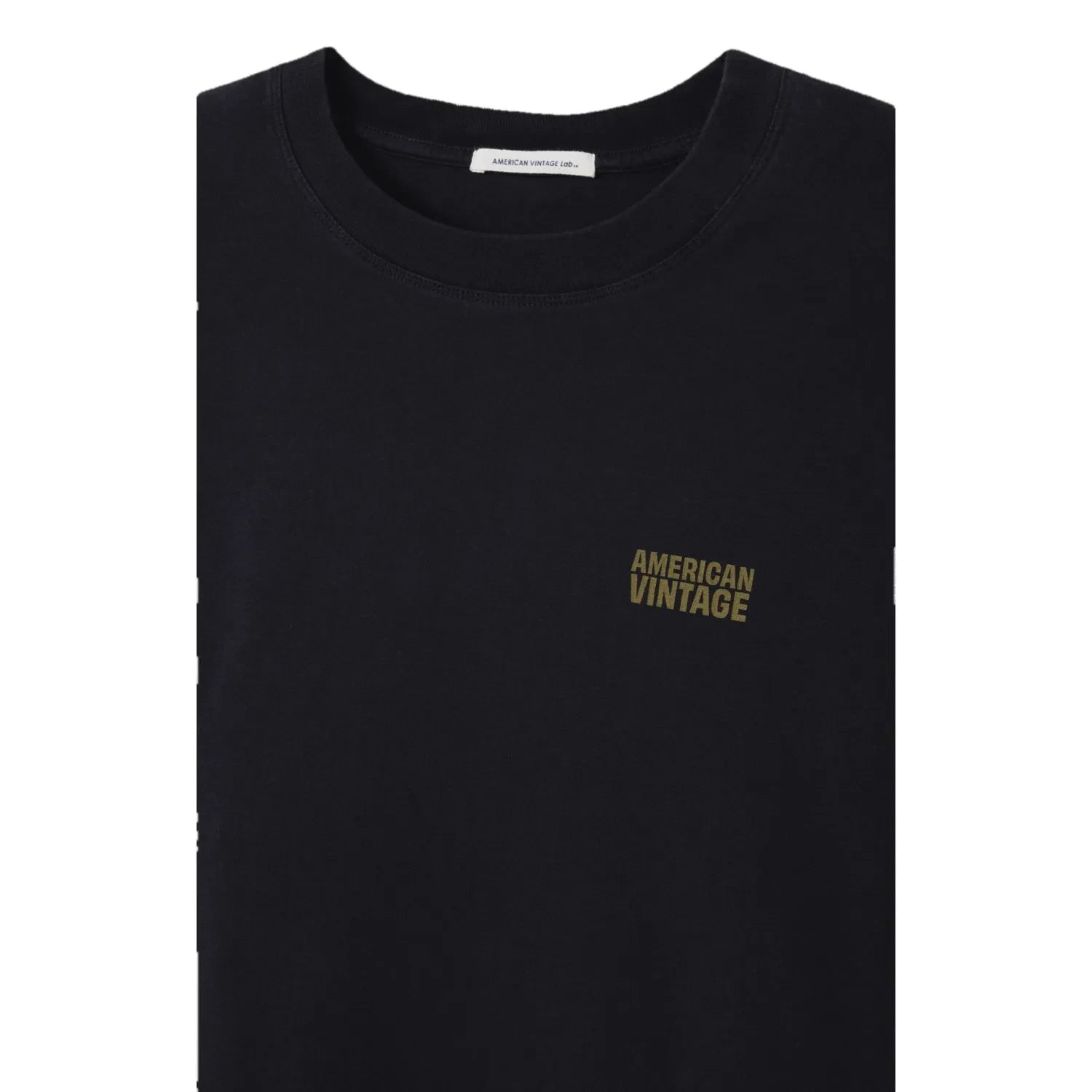 American Vintage - Camiseta de algodón Gixy | Negro