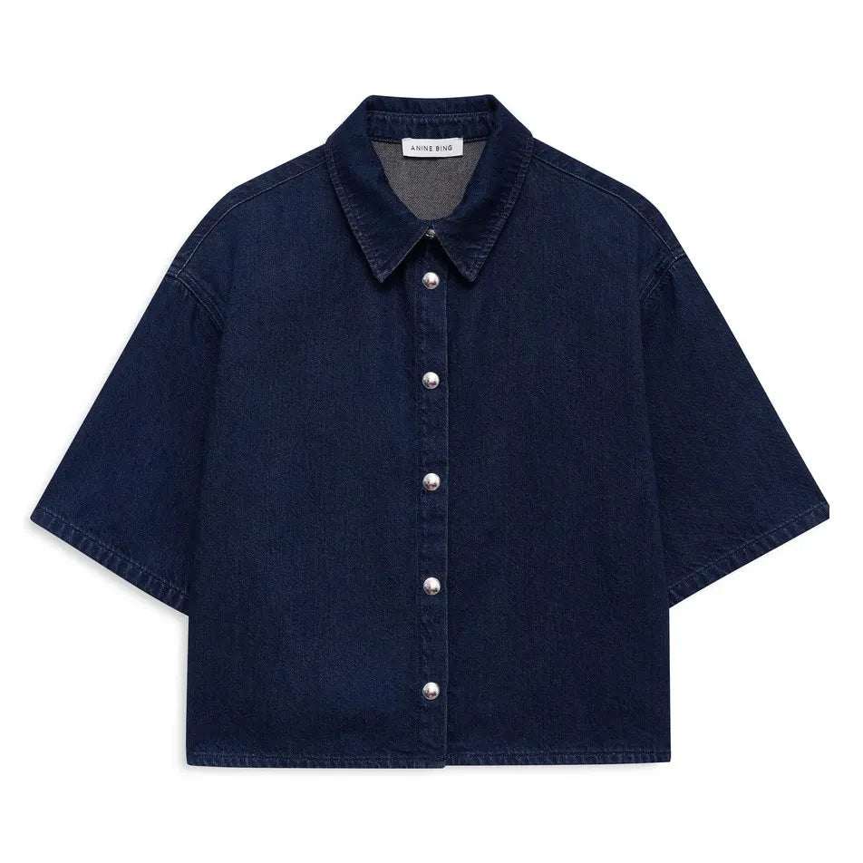 Anine Bing - Camisa Lincoln | Azul Oscuro