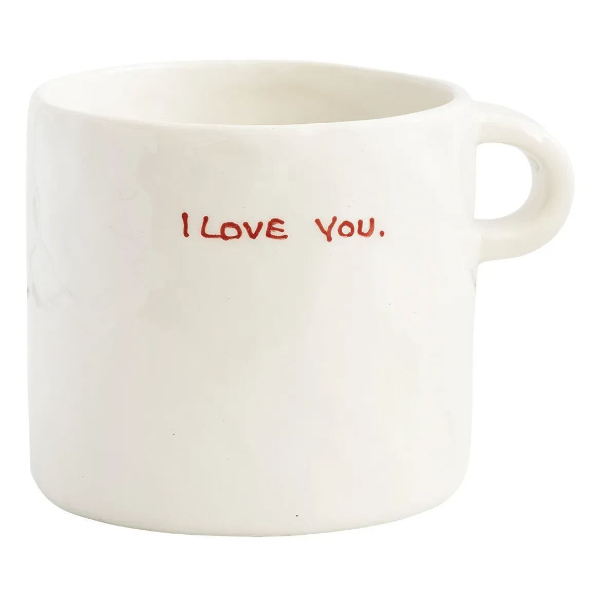 Anna + Nina - Taza I Love You | Crema
