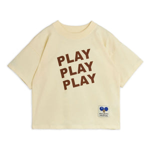 Mini Rodini - Camiseta Play de algodón orgánico | Crudo