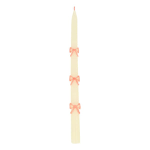 Meri Meri - Velas con lazos rosas - Set de 2
