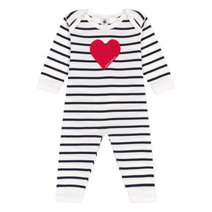 Petit Bateau - Pijama de algodón orgánico Berlín | Crudo