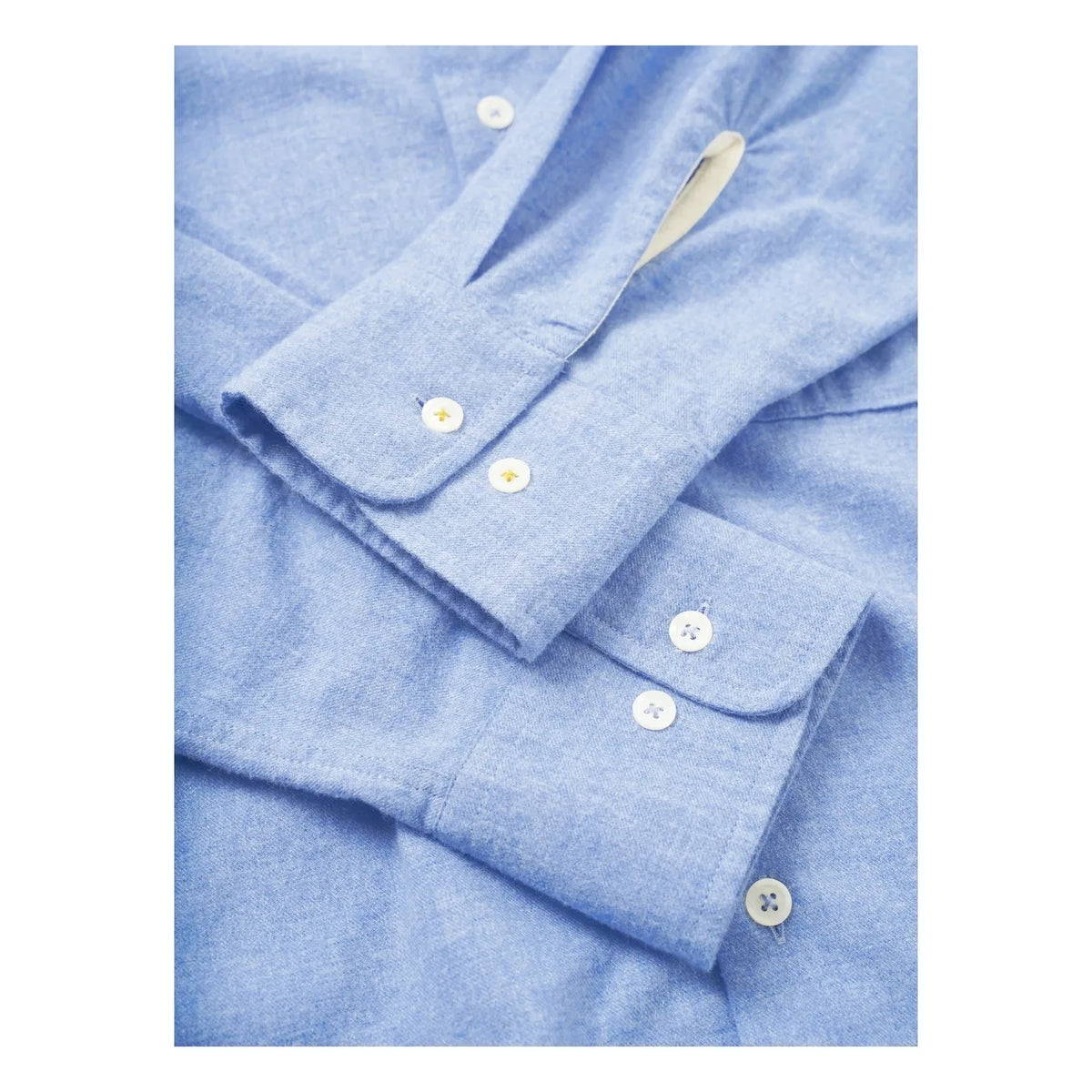 Universal Works - Camisa de algodón con cuadros | Azul claro
