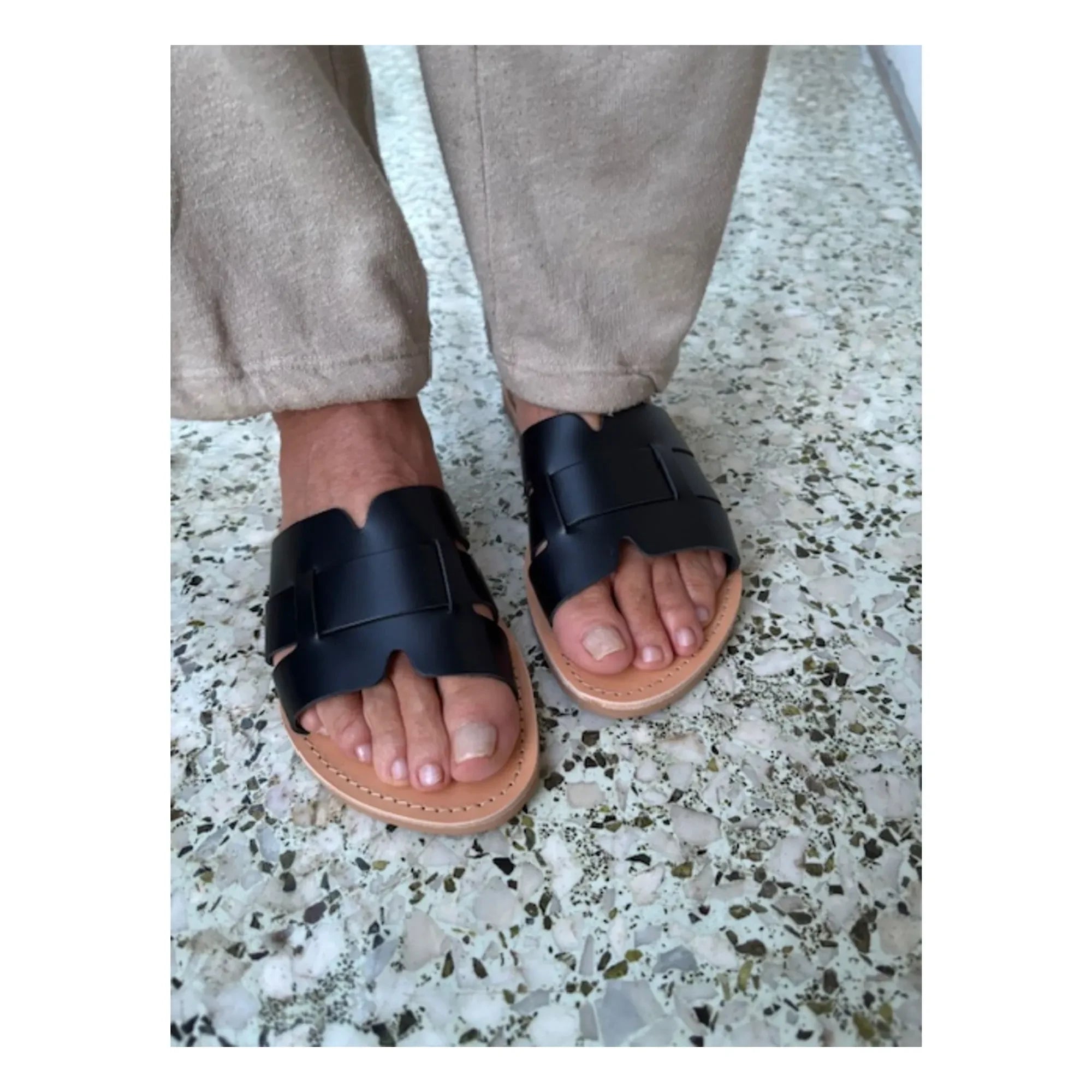 Théluto - Pantuflas Oriane | Negro