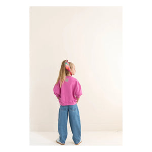 Jenest - Sudadera de algodón orgánico Tammie | Fucsia