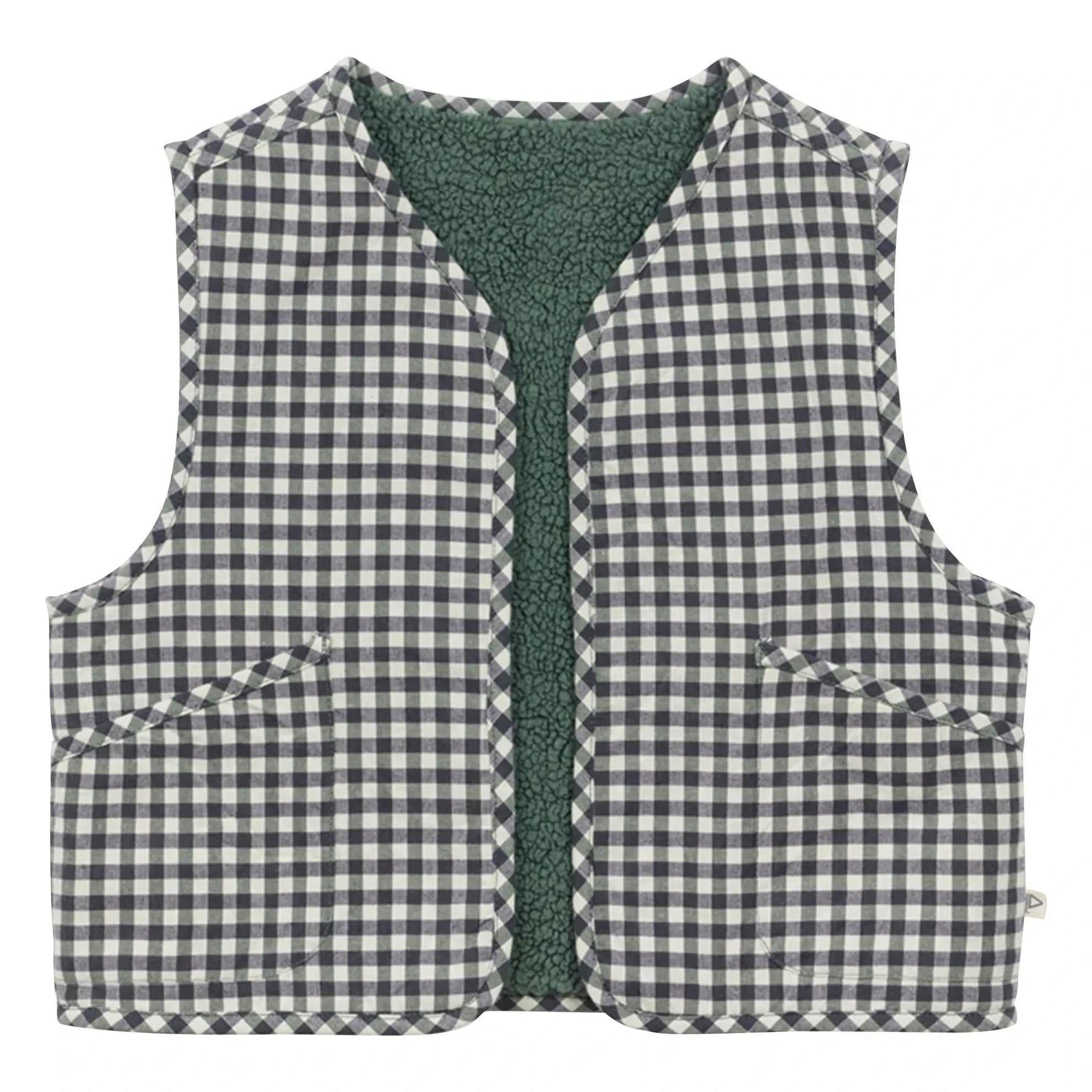 Arsène et Les Pipelettes - Chaqueta Reversible Giulia Sherpa | Verde