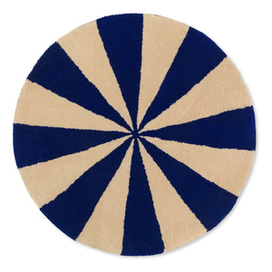 Ferm Living Kids - Alfombra con mechones Arch | Azul