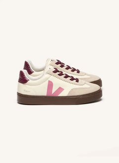 Veja - Pequeñas Zapatillas de Cuero Volley - Veja x Bonpoint | Rosa