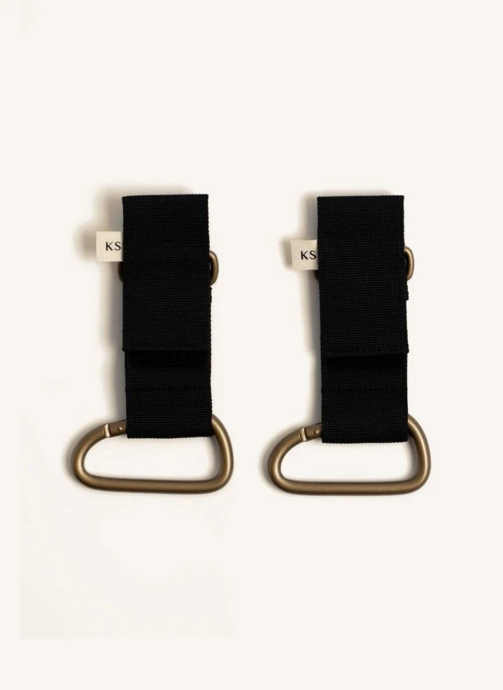 Konges Sløjd - Clips para Cochecitos de Bebé - Set de 2 | Negro