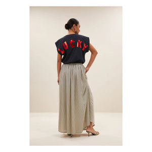By Bar - Manson Lucky organik pamuk T-shirt | Gece mavisi