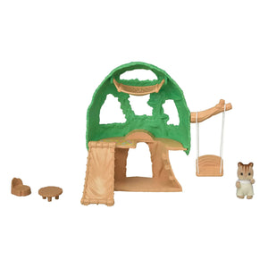 Sylvanian Families - Casita de Bebés y Muñeca Ardilla Bebé
