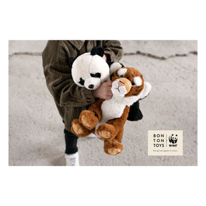 Bon Ton Toys - WWF - Peluche Panda | Negro/Blanco