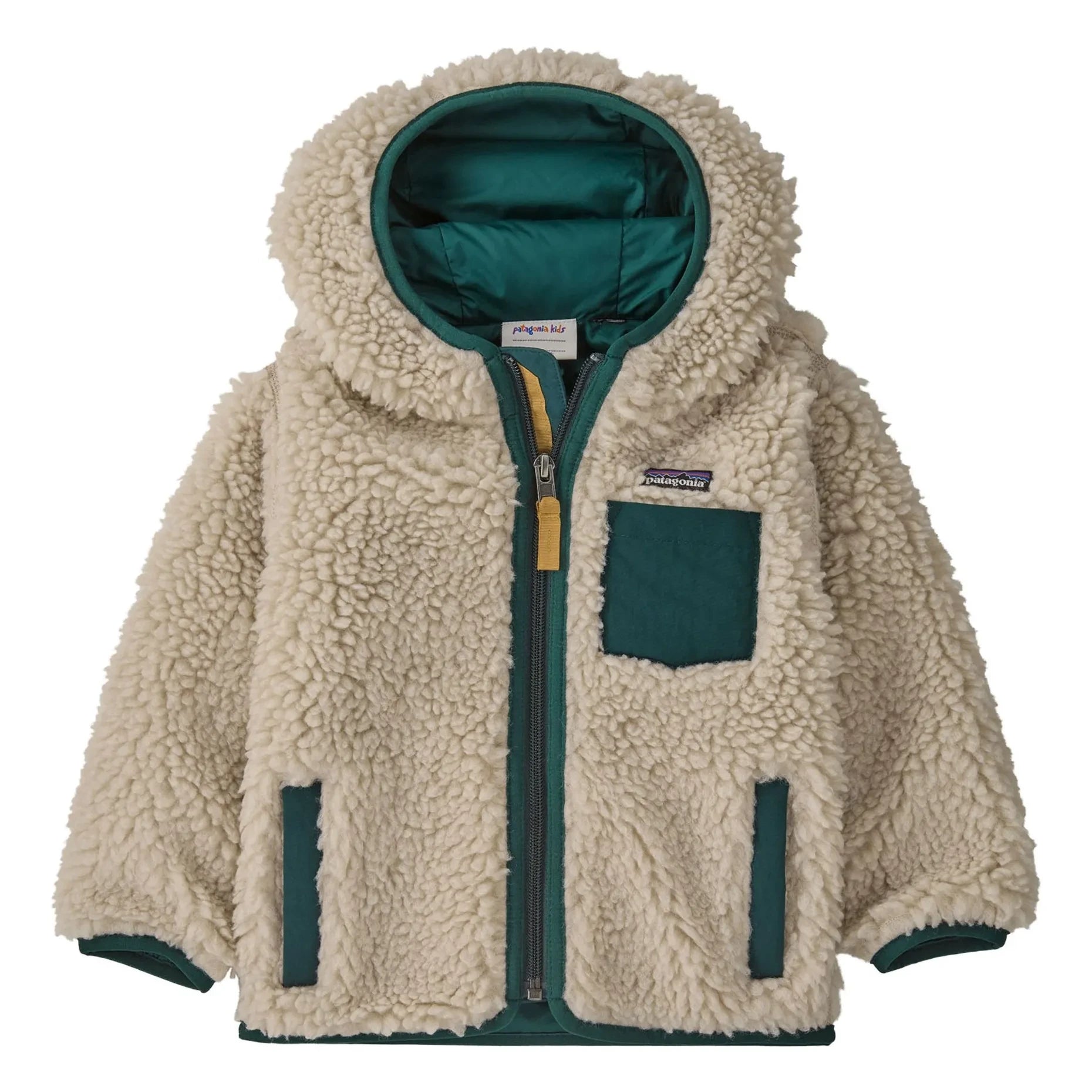 Patagonia - Chaqueta polar con capucha de fibra reciclada Retro-X | Verde