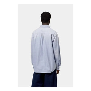 Carhartt WIP - Boyacı Chambray Pamuk Gömlek | Açık Mavi