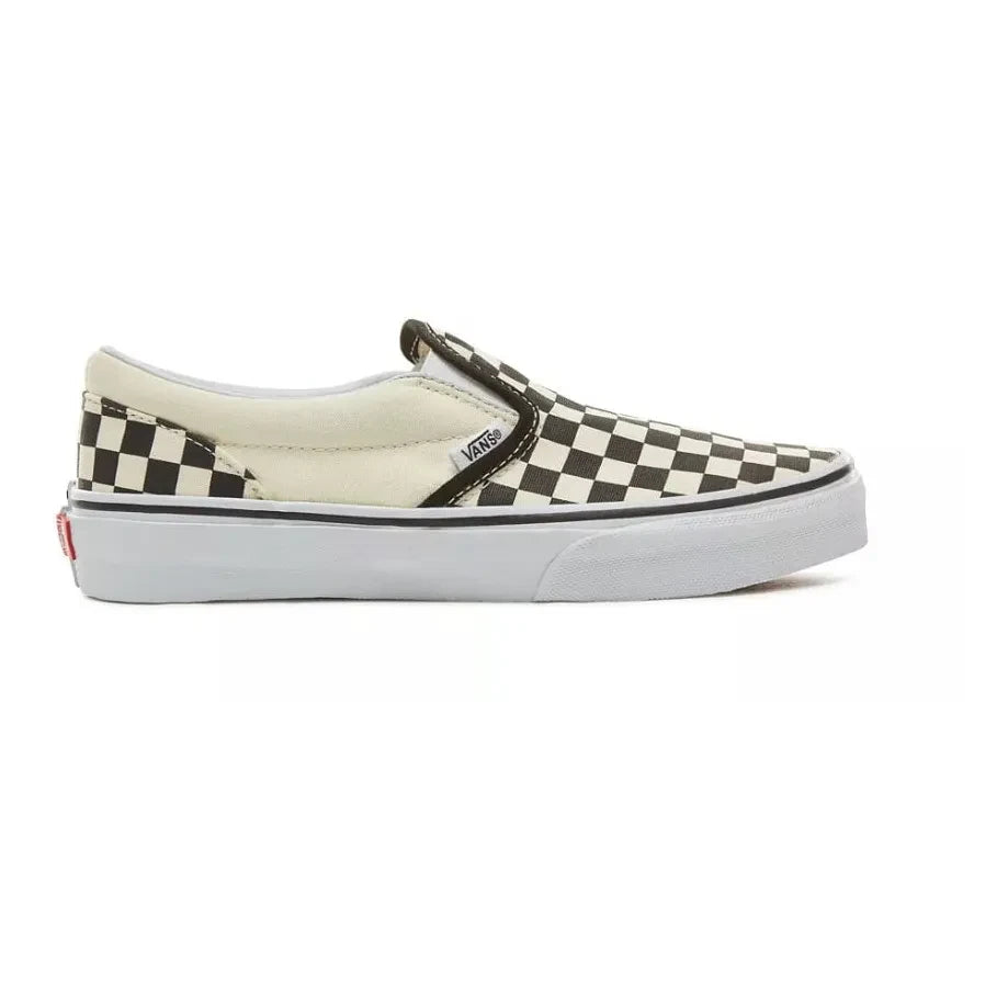 Vans - Zapatillas Slip-on a Cuadros | Blanco