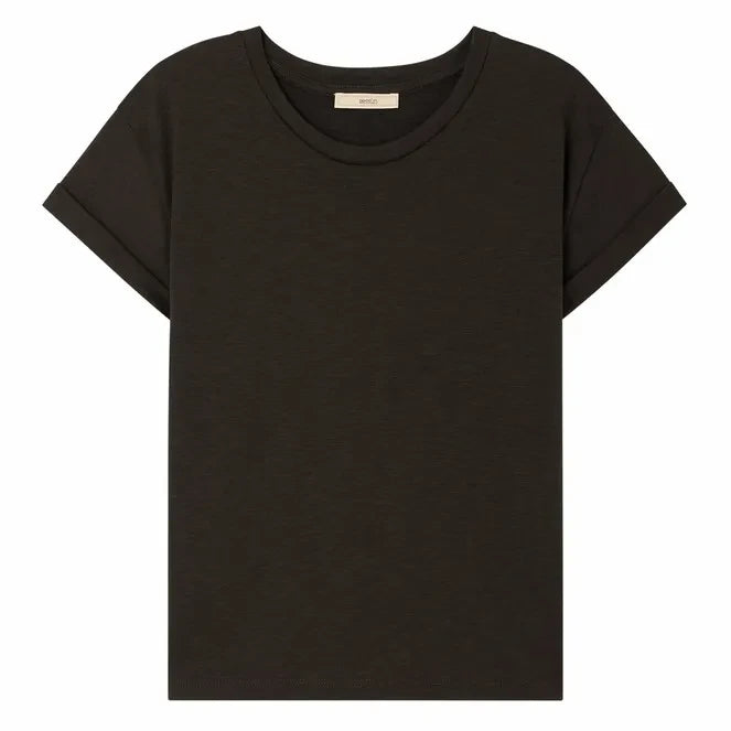 Sessùn - Albano Camiseta de Algodón Orgánico | Caqui