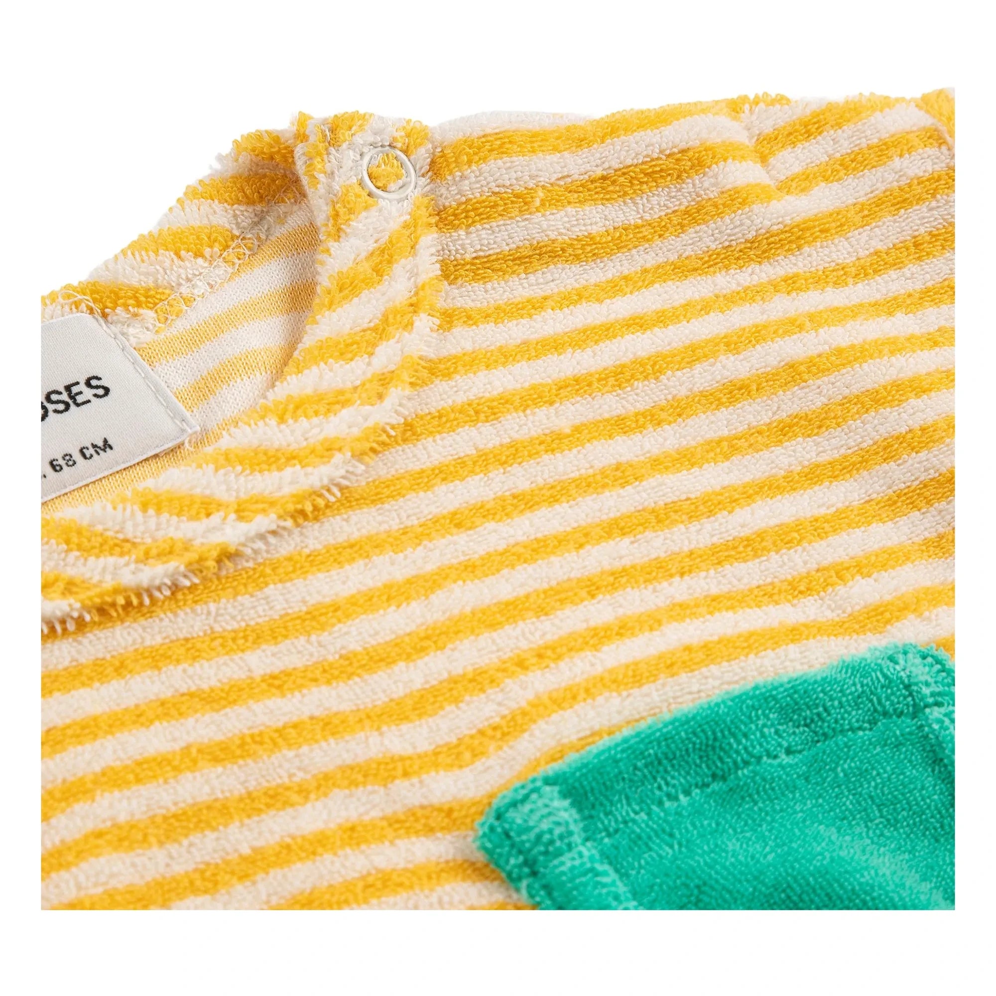 Bobo Choses - Camiseta de algodón orgánico a rayas | Amarillo