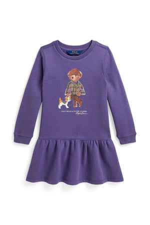 Vestido de punto de algodón Polo Ralph Lauren