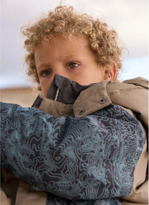 Wheat - Chaqueta de esquí Sneen fabricada con fibras recicladas | Arena