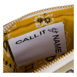 Call it by your name - Funda de corcho con mini cremallera | Beige