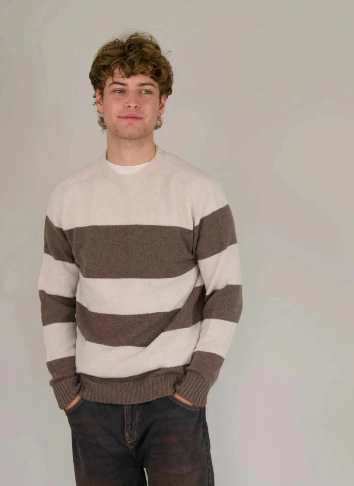 Origin Knitwear - Suéter de Lana Sin Costuras | Lila