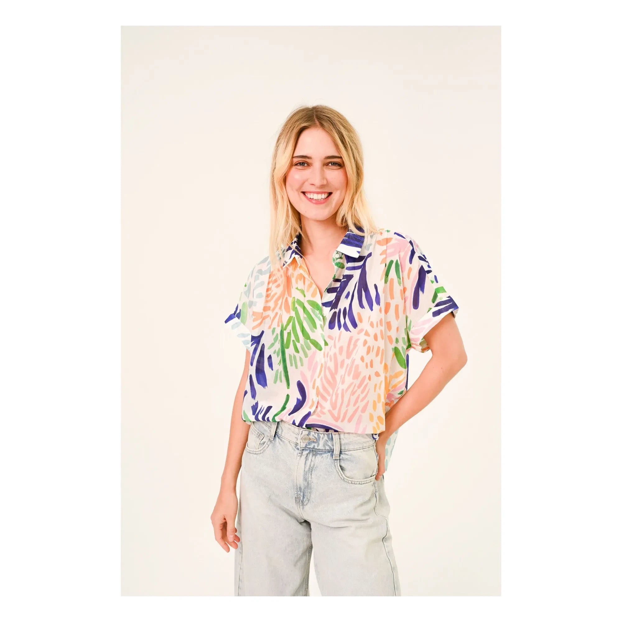 Sacrécoeur - Camisa Louisa Aserri | Naranja