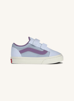 Vans - Scratch Sneakers Old Skool V Pop SideStripe | Azul claro