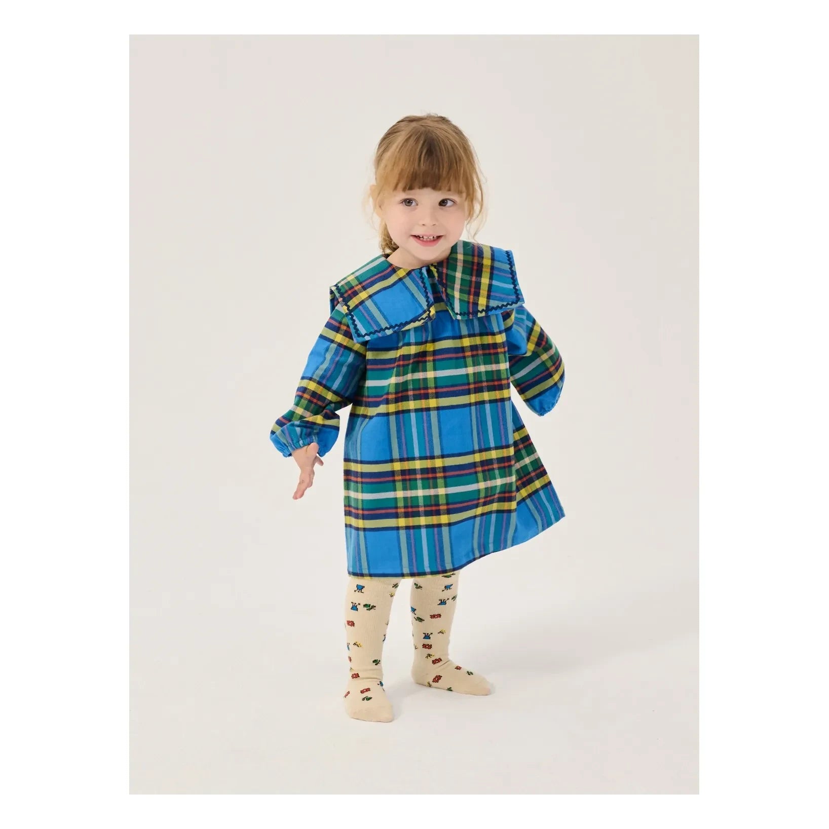 Bobo Choses - Vestido de Cuadros | Azul