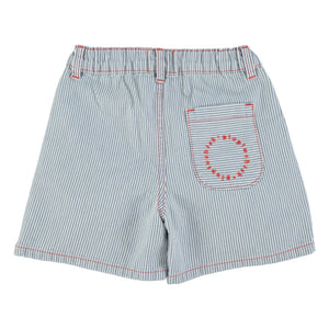 Piupiuchick - Pantalones cortos vaqueros de rayas | Azul