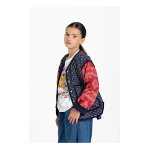Cien Piezas - Chaqueta Bandana Malya | Azul Índigo