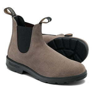 Blundstone - Botas Chelsea Originales de Ante Engrasado - Colección Adultos | Gris Claro