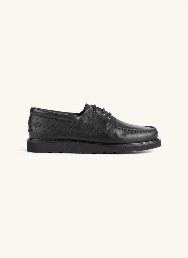Garment Project - Zapatillas de Cuero Egon | Negros
