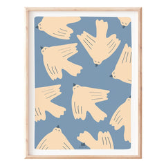 Ma petite vie - Les Oiseux Bleus poster | Azul