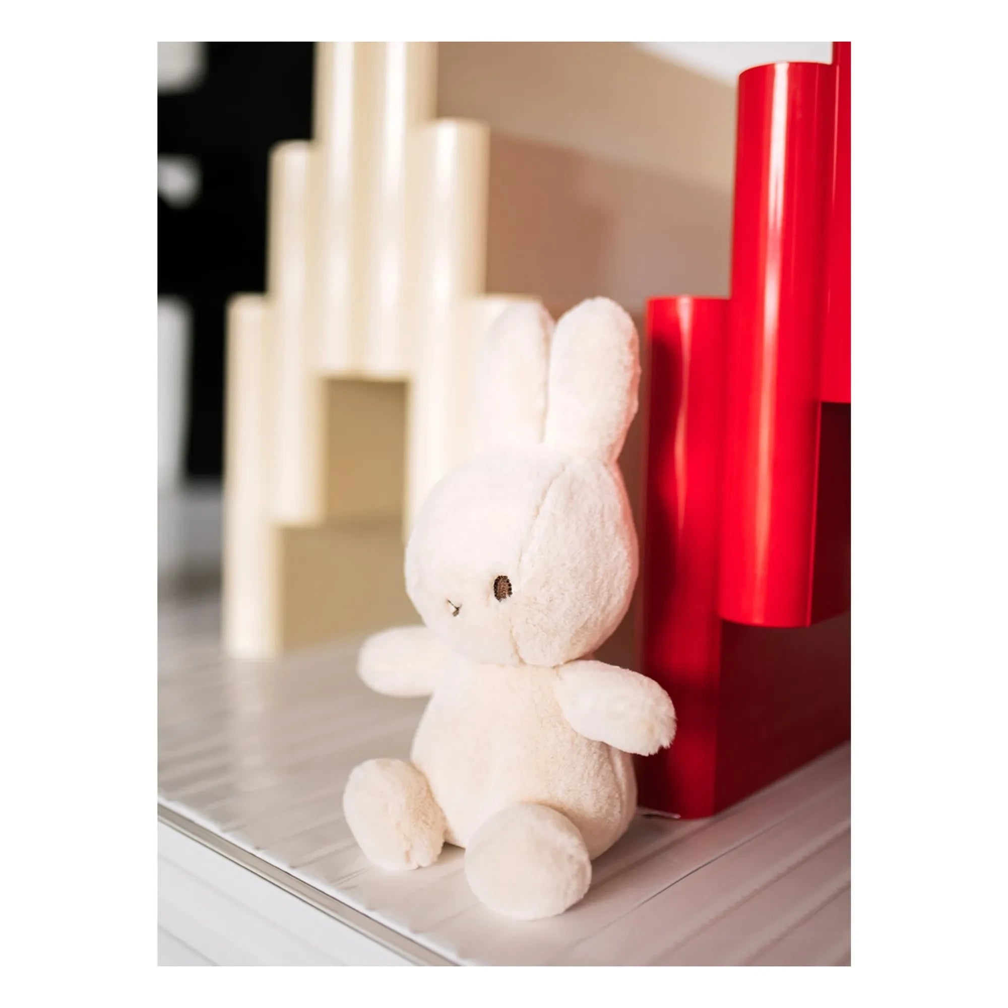 Bon Ton Toys - MIFFY - Peluche Miffy Suave | Crema