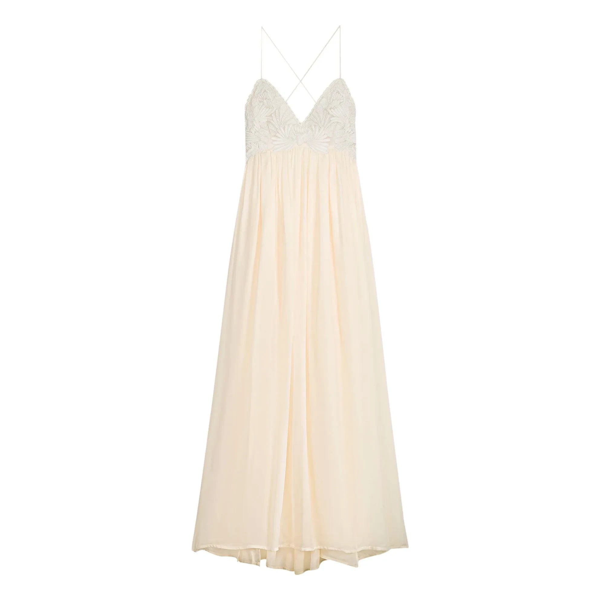 Louise Misha - Vestido Ysolde | Amarillo pálido