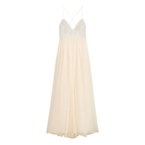 Louise Misha - Vestido Ysolde | Amarillo pálido