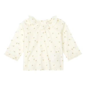 Bonpoint - Blusa de cerezas Ganiti | Crudo