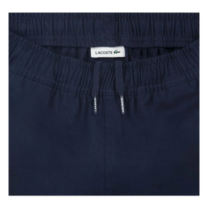 Lacoste - Pantalones cargo con cordones de algodón orgánico | Azul Marino