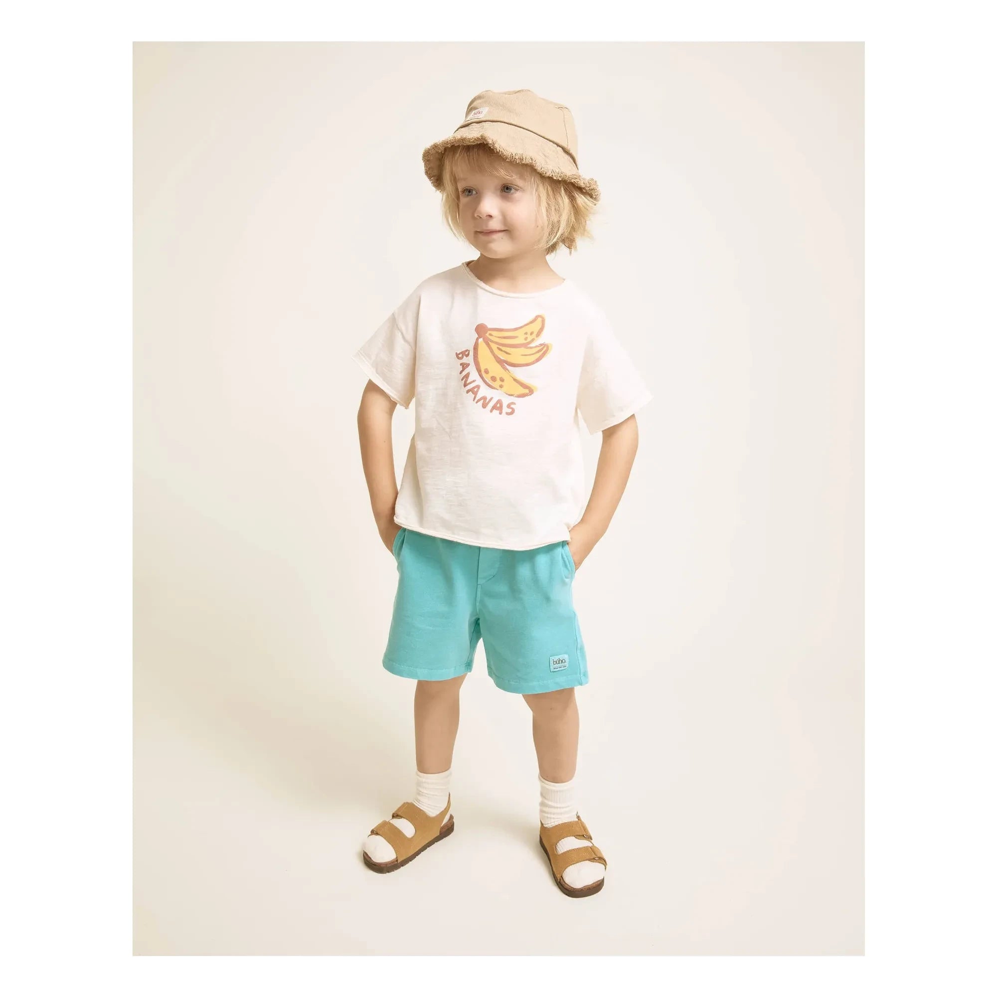 Búho - Bob de lyocell deshilachado vaquero | Beige