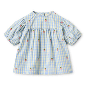 Flöss - Blusa Millie Vichy | Azul claro