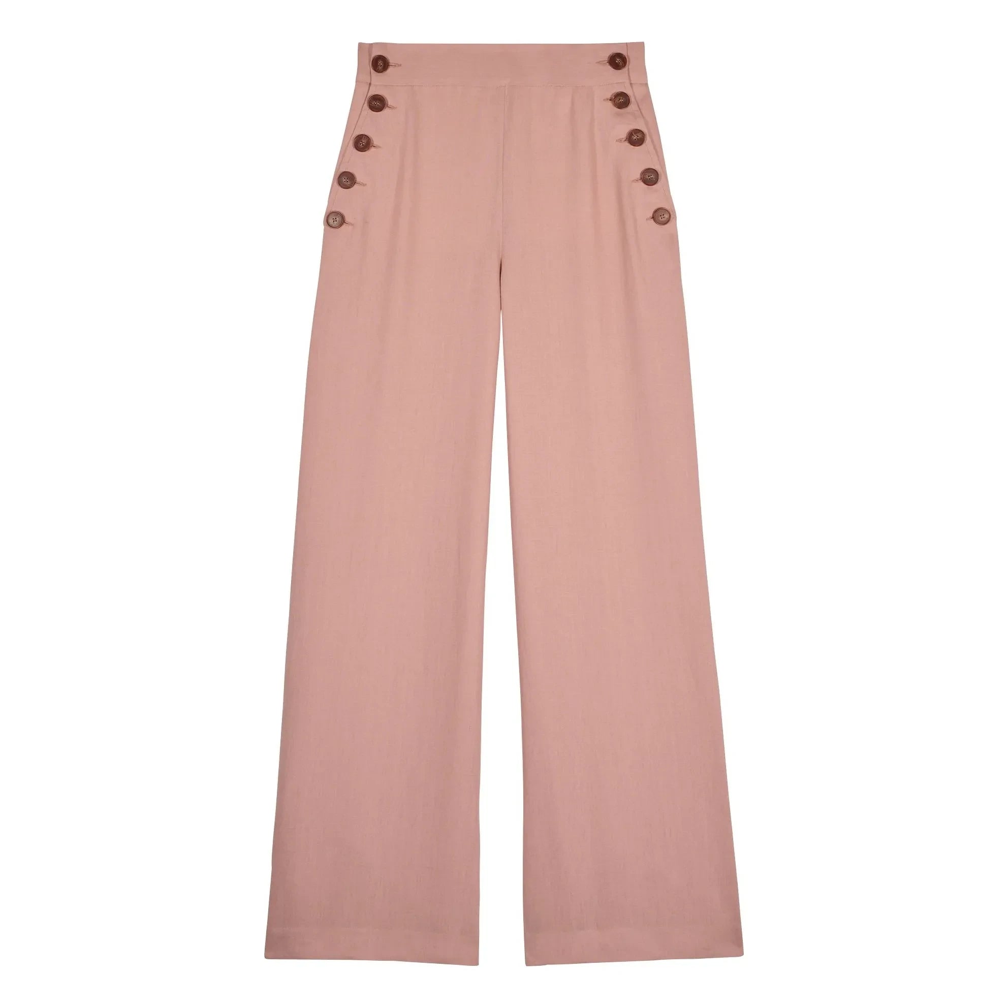 Maria de la Orden - Pantalón de Lino Pablo | Rosa