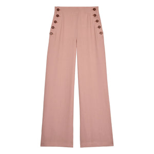 Maria de la Orden - Pantalón de Lino Pablo | Rosa