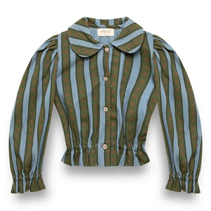 birinit - Blusa a Rayas Levante | Verde