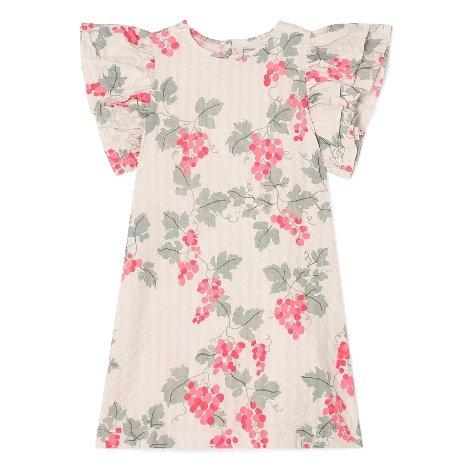 garbo&friends - Vestido Raisin Volant en relieve | Crudo