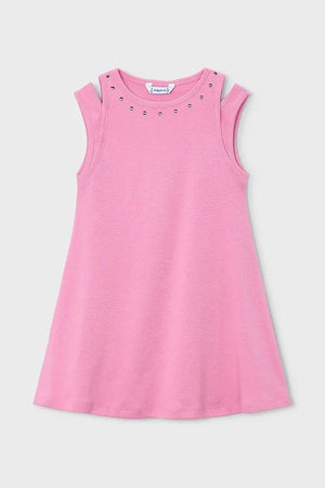 Vestido de algodón para niña Mayoral