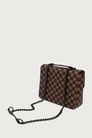 Sprayground - Bolsa ajustable de mujer en color marrón con tiburones de París 910B9310NSZ