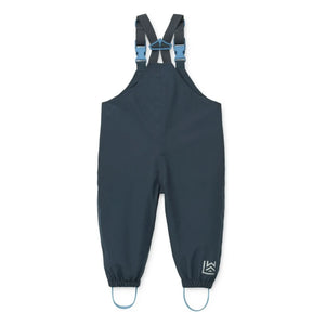 Liewood - Conjunto de lluvia de fibra reciclada Manu Bateaux | Azul marino