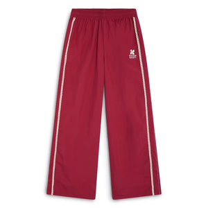 The New Society - Pantalón deportivo con logo de encaje TNS | Rojo