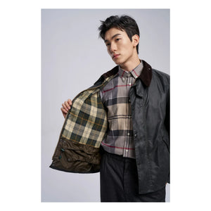 Barbour - Chaqueta Transport Wax Bone | Negro