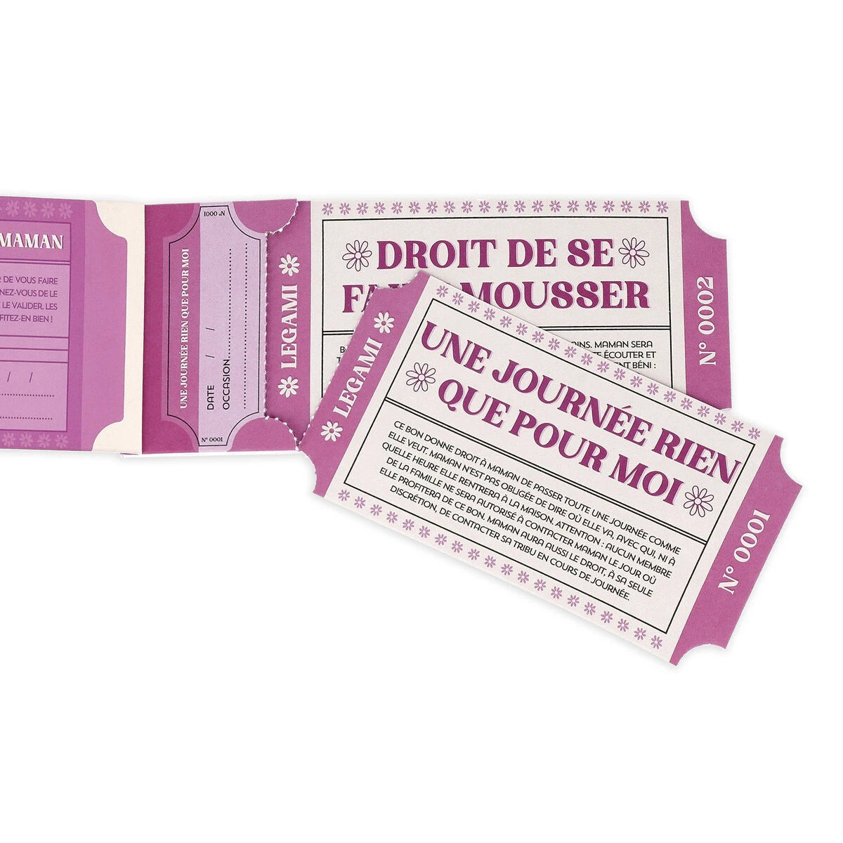 Legami - Kitap 24 Vouchers Mum - French - Gift Vouchers